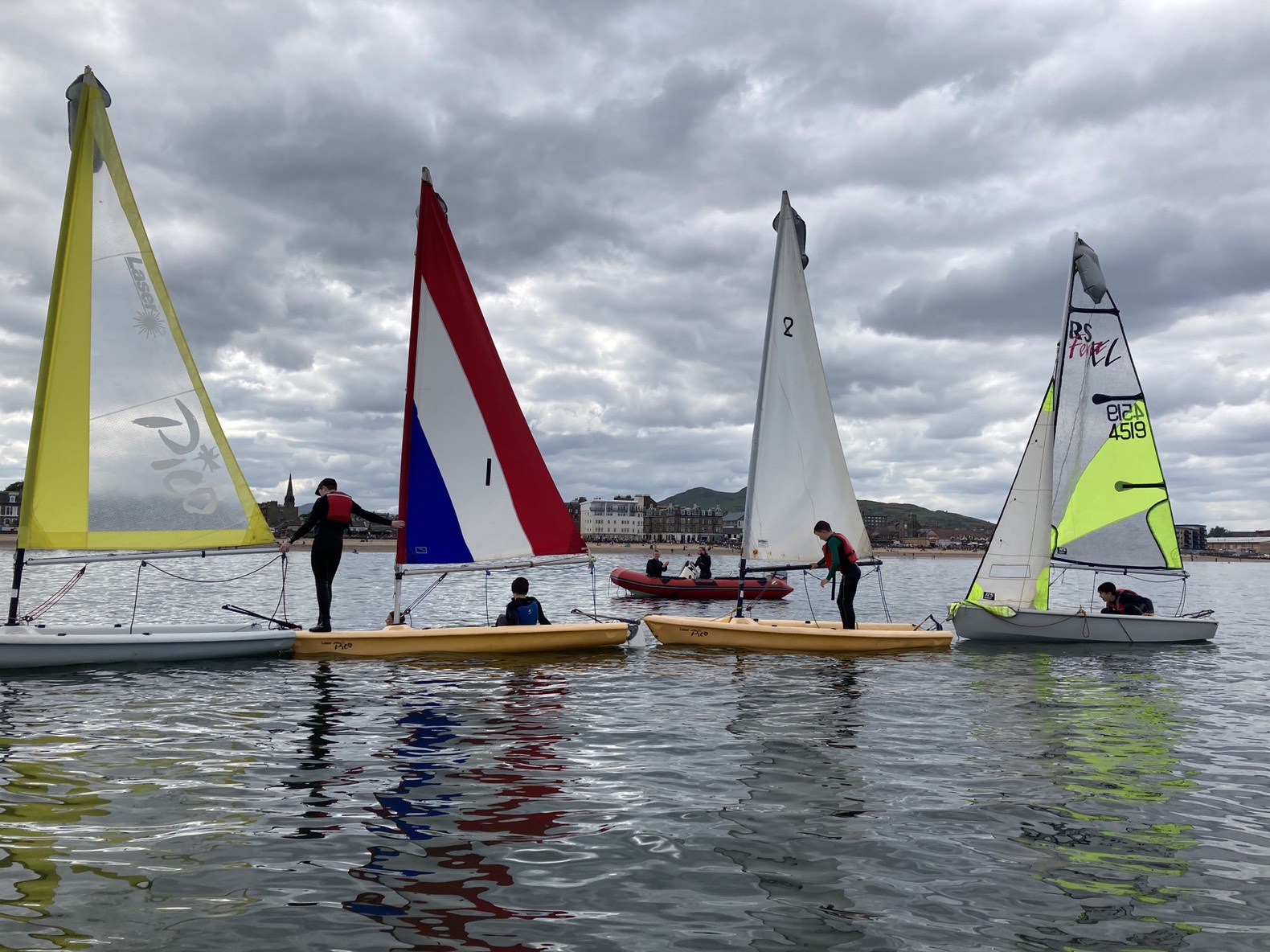 2021 season in full flow! Portobello Sailing, Kayaking and Rowing Club